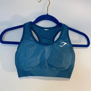 Gymshark Vital Seamless 2.0 Sports Bra - Tahoe Teal Marl